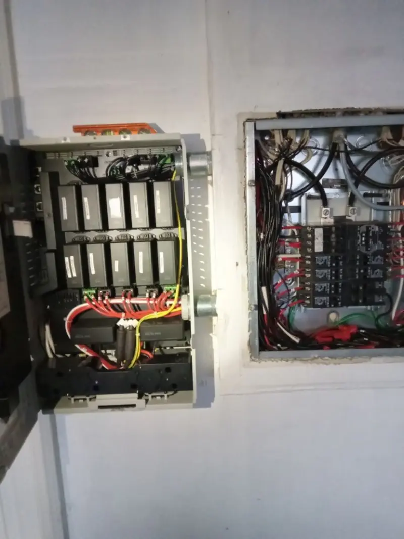 Electrical panel upgrade completed for Security Camera Wiring in Worcester
